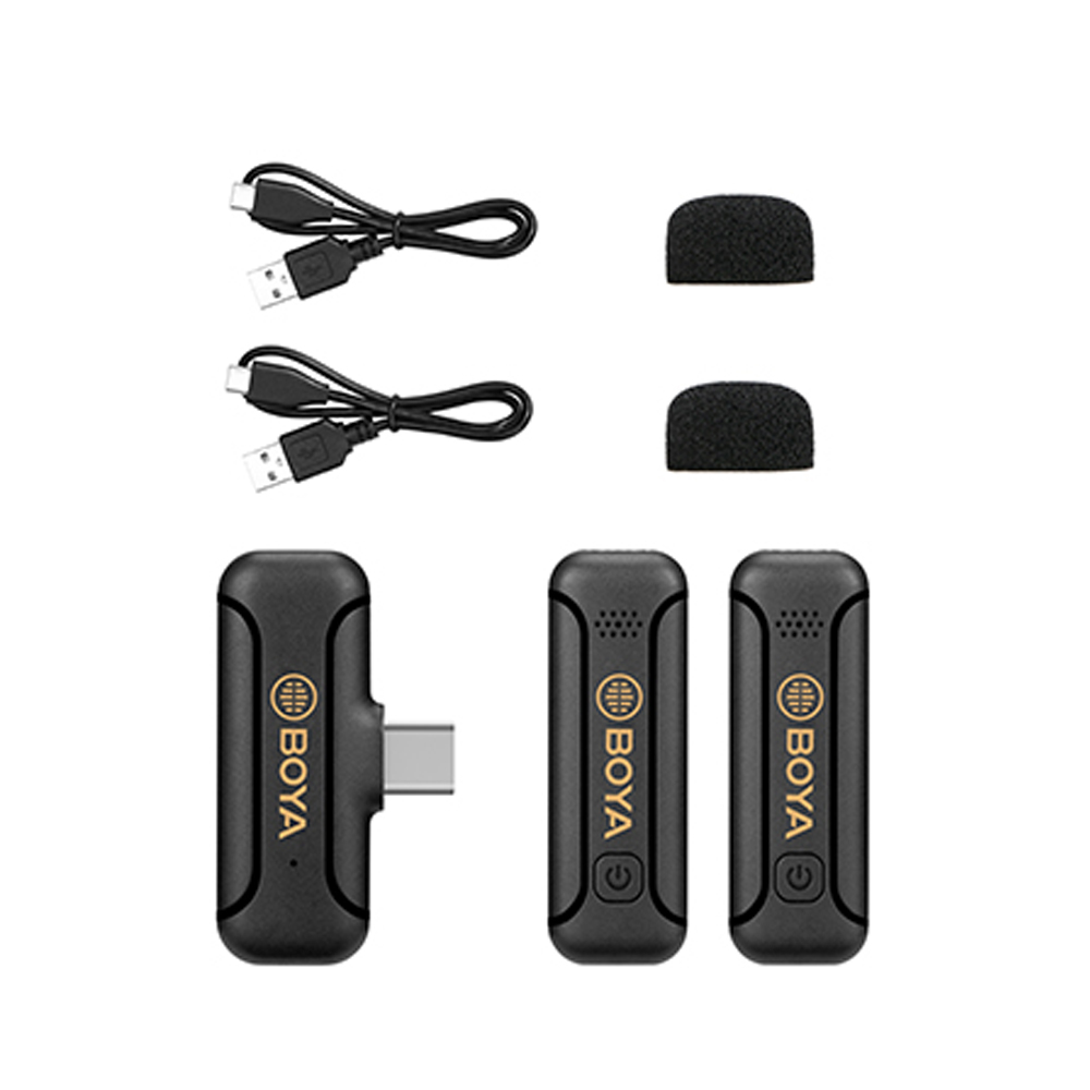 Boya BY-WM3T2-U2 bežicni audio set za uređaje sa USB Type-C (2 sagovornika) - 3